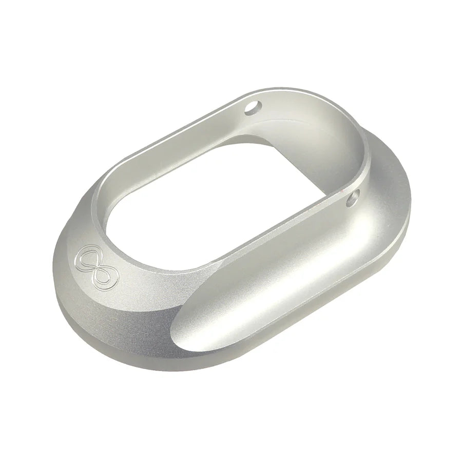 5KU アルミニウム / アルミ XL インフィニティ マグウェルマット（5KU CNC ハイレイヤーグリップ用、GB-596-M）-  銀(ぎん)