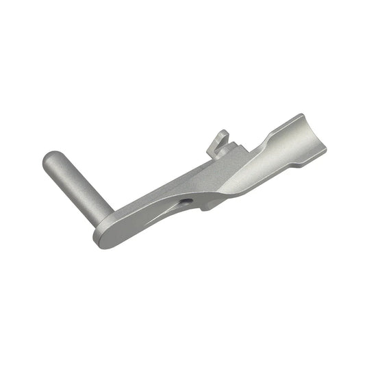 5KU アルミGBBスライドストップ Type.2 マルイ HI-CAPA GBB Airsoft用  ( 5KU-GB-598 ) - 銀(ぎん)