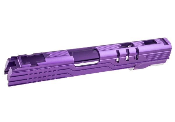 5KU Tokyo Marui ハイキャパ 5.1 GBB LimCat プロテクター 5.1 GBBスライド (CNC アルミニウム / アルミ) - 紫
