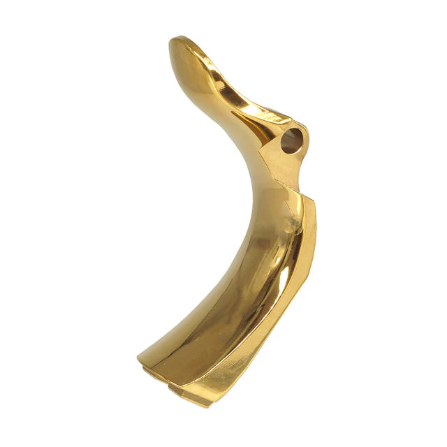 5KU  ステンレス製非機能グリップセーフティ 5KU CNCハイキャパグリップ用（GB-627）-金