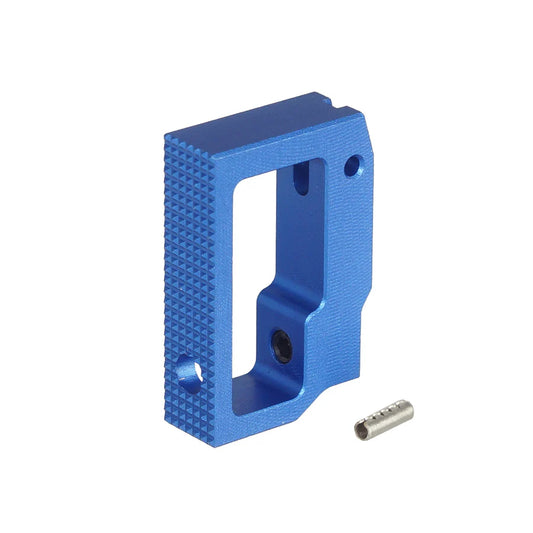 5KU アルミ ミディアムフラット アジャスタブルトリガー マルイ HI-CAPA GBB用 (5KU-GB-628) - ブルー