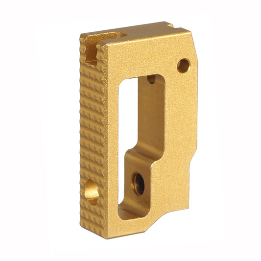 Title
5KU アルミ製ショートフラット調整式トリガー（Marui ハイキャパ GBB用）（GB-635）-金
