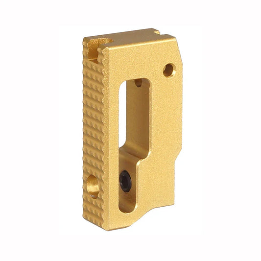 5KU アルミ製超ショートフラット調整式トリガー（Marui ハイキャパ GBB用）（GB-636--金