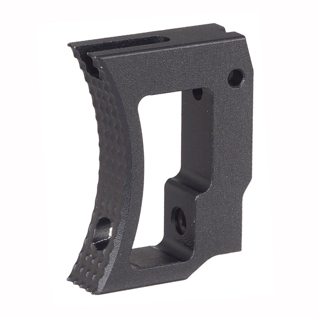 5KU アルミ製ロングカーブ調整可能トリガー Tokyo Marui ハイレイヤーGBB用  (GB-637) - ブラック