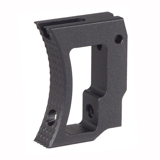 5KU アルミ製ロングカーブ調整可能トリガー Tokyo Marui ハイレイヤーGBB用  (GB-637) - ブラック