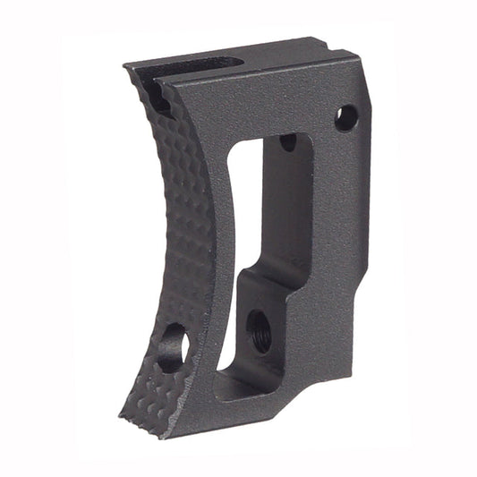 5KU アルミ製ミディアムカーブ調整式トリガー Tokyo Marui ハイレイヤーGBB用 5 (GB-638) - ブラック