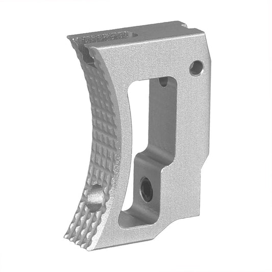 5KU アルミ製ミディアムカーブ調整式トリガー Tokyo Marui ハイレイヤーGBB用 5 (GB-638) - 銀(ぎん)