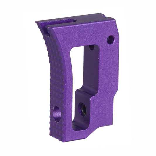 5KU アルミ製アッパーカーブ調整式トリガー（マルイ HI-CAPA GBB用）（GB-640）- 紫