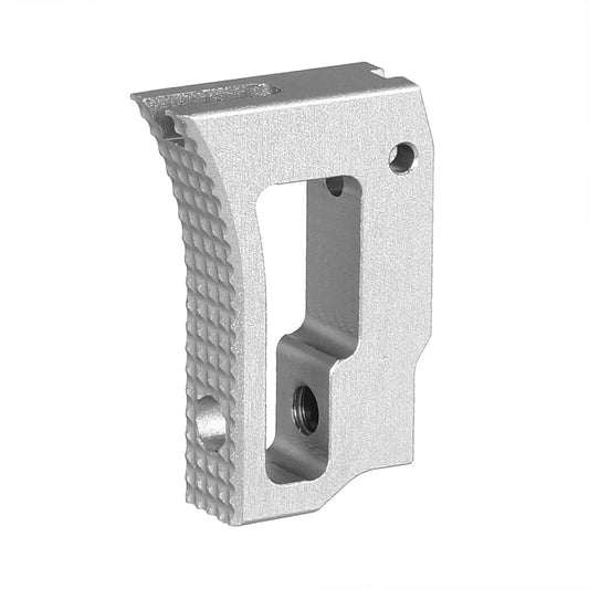 5KU アルミ製アッパーカーブ調整式トリガー（マルイ HI-CAPA GBB用）（GB-640）- 赤