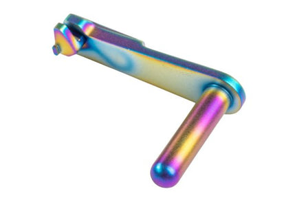 5KU GBBスライドストップ (ステンレススチール) Tokyo Marui ハイキャパ GBB (タイプ8) 用  - レインボー