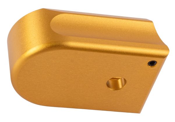 5KU KJ Shadow 2 GBB マガジンベース (アルミニウム / アルミ、タイプ1) - 金(きん)