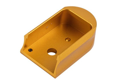 5KU KJ Shadow 2 GBB マガジンベース (アルミニウム / アルミ、タイプ1) - 金(きん)