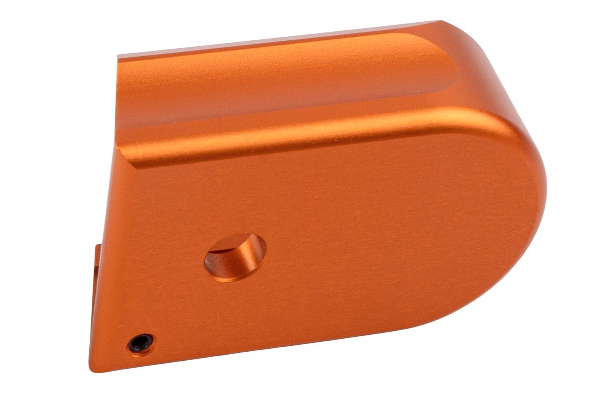 5KU KJ Shadow 2 GBB マガジンベース (アルミニウム / アルミ、タイプ1) - オレンジ