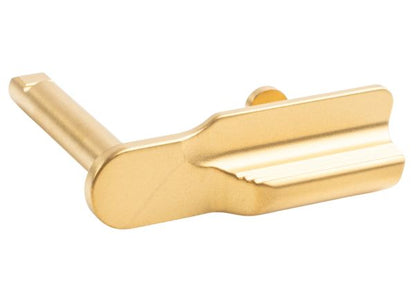 5KU KJ Shadow 2 / TS2 エアソフト GBBスライドストップ (タイプ1) - 金(きん)