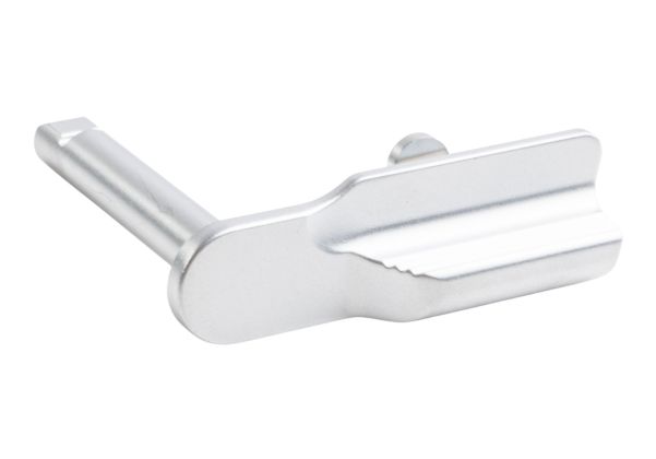 5KU KJ Shadow 2 / TS2 エアソフト GBBスライドストップ (タイプ1) - 銀(ぎん)