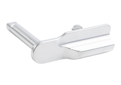 5KU KJ Shadow 2 / TS2 エアソフト GBBスライドストップ (タイプ1) - 銀(ぎん)