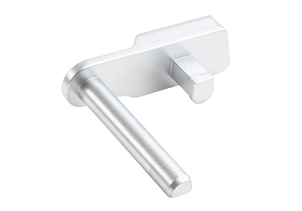 5KU KJ Shadow 2 / TS2 エアソフト GBBスライドストップ (タイプ1) - 銀(ぎん)