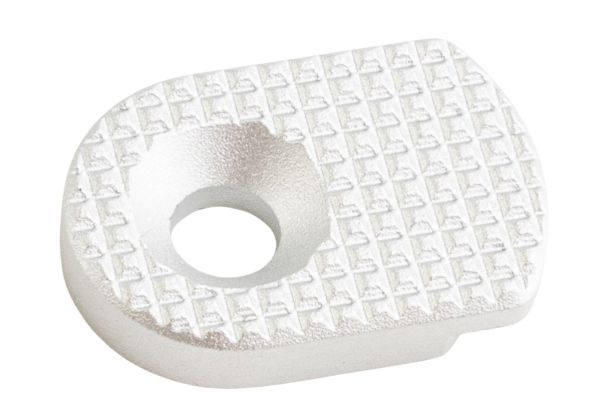 5KU KJ Shadow 2 / TS2 エアソフト マガジン リリース ボタン - 銀(ぎん)
