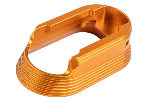 5KU KJ Works Shadow 2 GBB ショートグリッパネルとマグウェル（CNCアルミニウム / アルミ） - オレンジ
