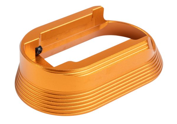 5KU KJ Works Shadow 2 GBB ショートグリッパネルとマグウェル（CNCアルミニウム / アルミ） - オレンジ
