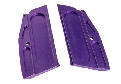 5KU KJ Works Shadow 2 GBB ショートグリッパネルとマグウェル（CNCアルミニウム / アルミ） - 紫

