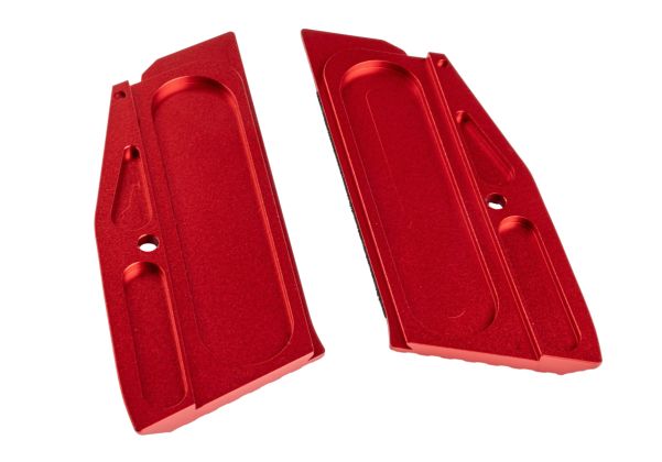5KU KJ Works Shadow 2 GBB ショートグリッパネルとマグウェル（CNCアルミニウム / アルミ） - 赤
