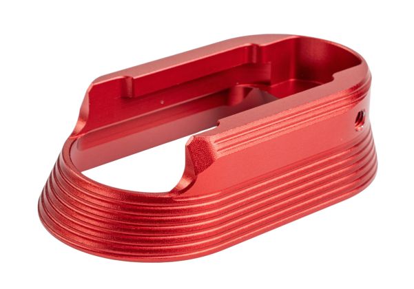 5KU KJ Works Shadow 2 GBB ショートグリッパネルとマグウェル（CNCアルミニウム / アルミ） - 赤
