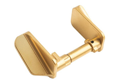 5KU KJ Shadow 2 / TS2 エアソフト ステンレス サムセーフティ (タイプ F) - 金(きん)