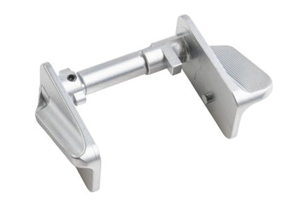 5KU KJ Shadow 2 / TS2 エアソフト ステンレス サムセーフティ (タイプ F) - 銀(ぎん)