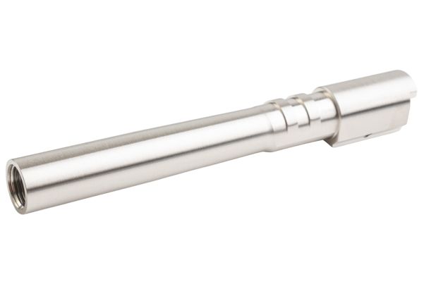 5KU KJ Shadow 2 (オレンジ) エアソフトガン ステンレスアウターバレル、ブッシング、プラグ - 銀(ぎん)
