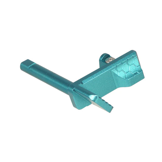 5KU アルミ製サムレストGBBスライドストップ KJW/ASG CZ SHADOW 2 GBB用 (5KU-GBSD2033)-ライトブルー 