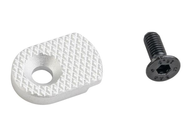 5KU KJ Shadow 2 / TS2 エアソフト マグリリースボタン ​​(タイプ2) - 銀(ぎん)
