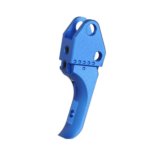 5KU CNC アルミニウム / アルミ製調整式トリガー KJW CZ Shadow2/TS2 エアソフトガン用  (GBSD2036) - ブルー