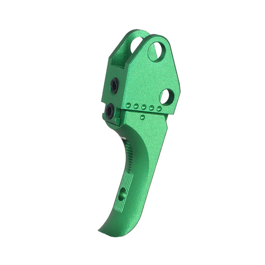 5KU CNC アルミニウム / アルミ製調整式トリガー KJW CZ Shadow2/TS2 エアソフトガン用  (GBSD2036) - 緑