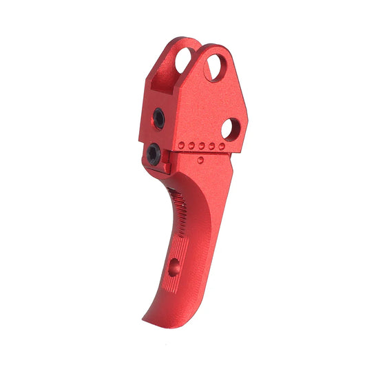 5KU CNC アルミニウム / アルミ製調整式トリガー KJW CZ Shadow2/TS2 エアソフトガン用  (GBSD2036) - 赤