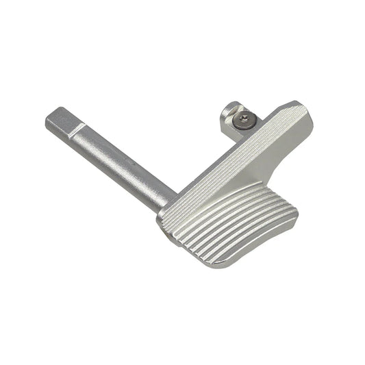 5KU アルミ製サムレストGBBスライドストップ KJW/ASG CZ SHADOW 2 GBB用 (5KU-GBSD2041) - 銀(ぎん)