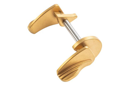 5KU SIG Sauer P320 M17、M18、XCarry GBB ステンレススチールセーフティ - 金(きん)