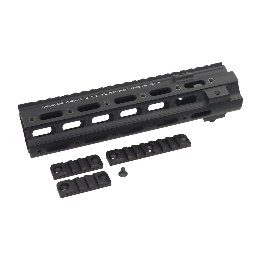 5KU 10.5インチ SMR タクティカルハンドガード VFC HK416 GBB エアソフトガン用 (5KU-255) - ブラック-AIRSOFT GOGO エアガン・サバゲー用品通販