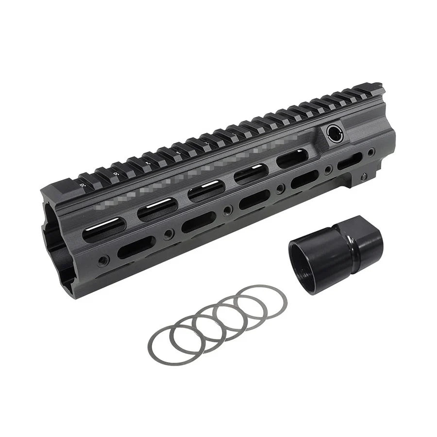 5KU 10.5インチ SMR タクティカルハンドガード VFC HK416 GBB エアソフトガン用 (5KU-255) - ブラック-AIRSOFT GOGO エアガン・サバゲー用品通販