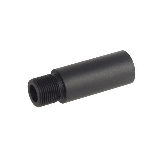 5KU 1.5インチ エアソフトガンバレルエクステンション 14mmスレッド用 - ブラック, 14mm CWからCCW-AIRSOFT GOGO エアガン・サバゲー用品通販