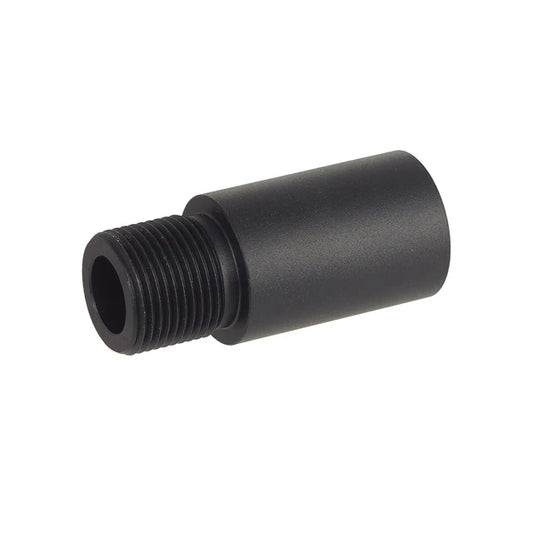 5KU 1インチ エアソフトバレルエクステンション 14mmスレッド用 - ブラック, 14mm CWからCCW-AIRSOFT GOGO エアガン・サバゲー用品通販