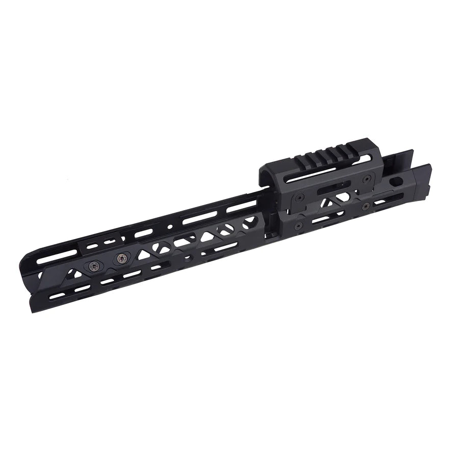 5KU 1U004 KPYK ロングハンドガード（ショートアッパー付き）CYMA AKシリーズ用（5KU-429C） - ブラック-AIRSOFT GOGO エアガン・サバゲー用品通販
