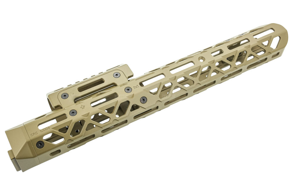 5KU 1U004 KPYK ロングハンドガード（ショートアッパー付き）CYMA AKシリーズ用（5KU-429C） - タン/黄褐-AIRSOFT GOGO エアガン・サバゲー用品通販