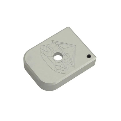 5KU 2011 インフィニティ スタイル マガジン ベース マルイ ハイキャパ エアソフトガン用 (5KU-GB-287) - シルバー-AIRSOFT GOGO エアガン・サバゲー用品通販