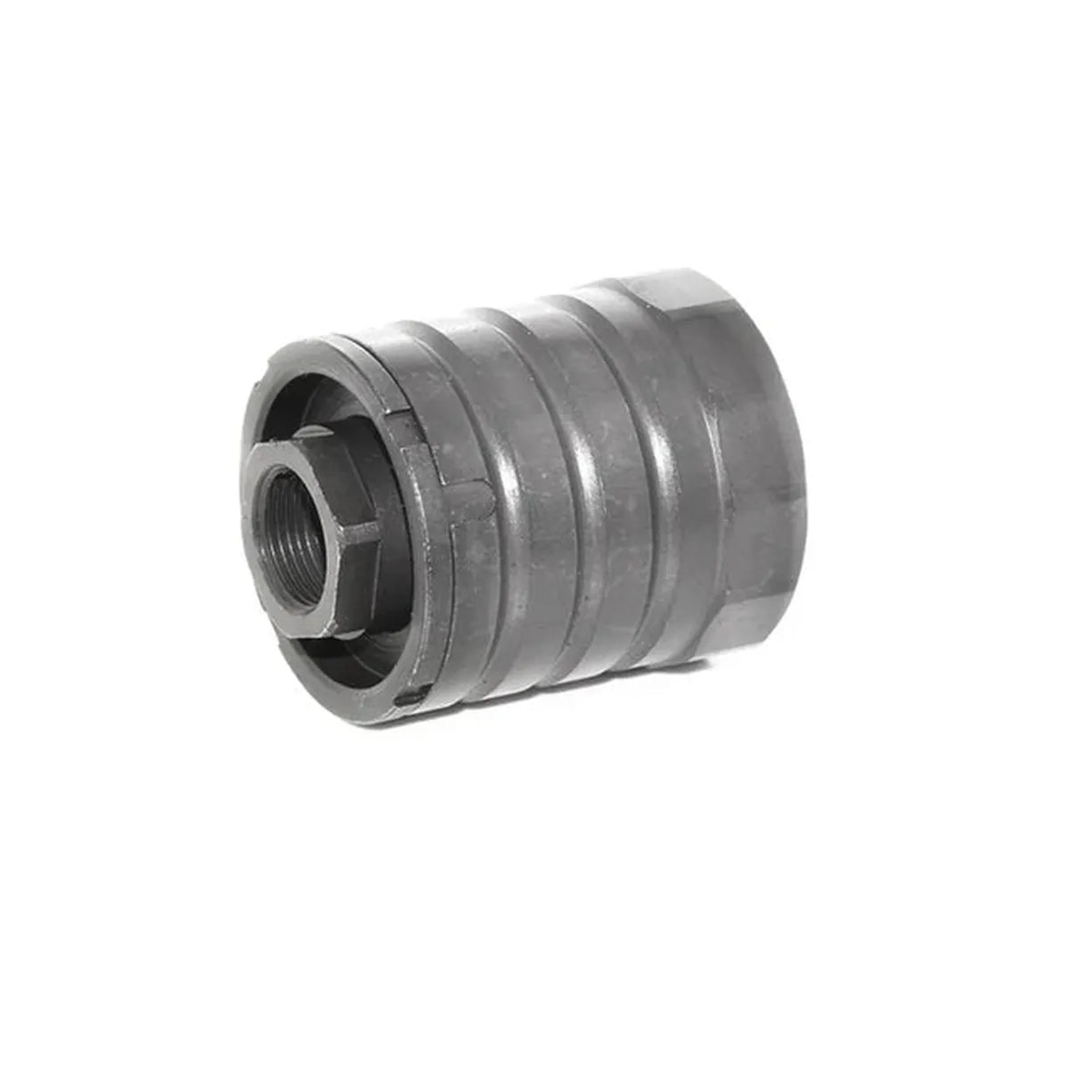 5KU 360 X12 AK マズルブレーキ ブラストシールド付き (14mm- ) ( 5KU-337 ) - ブラック-AIRSOFT GOGO エアガン・サバゲー用品通販