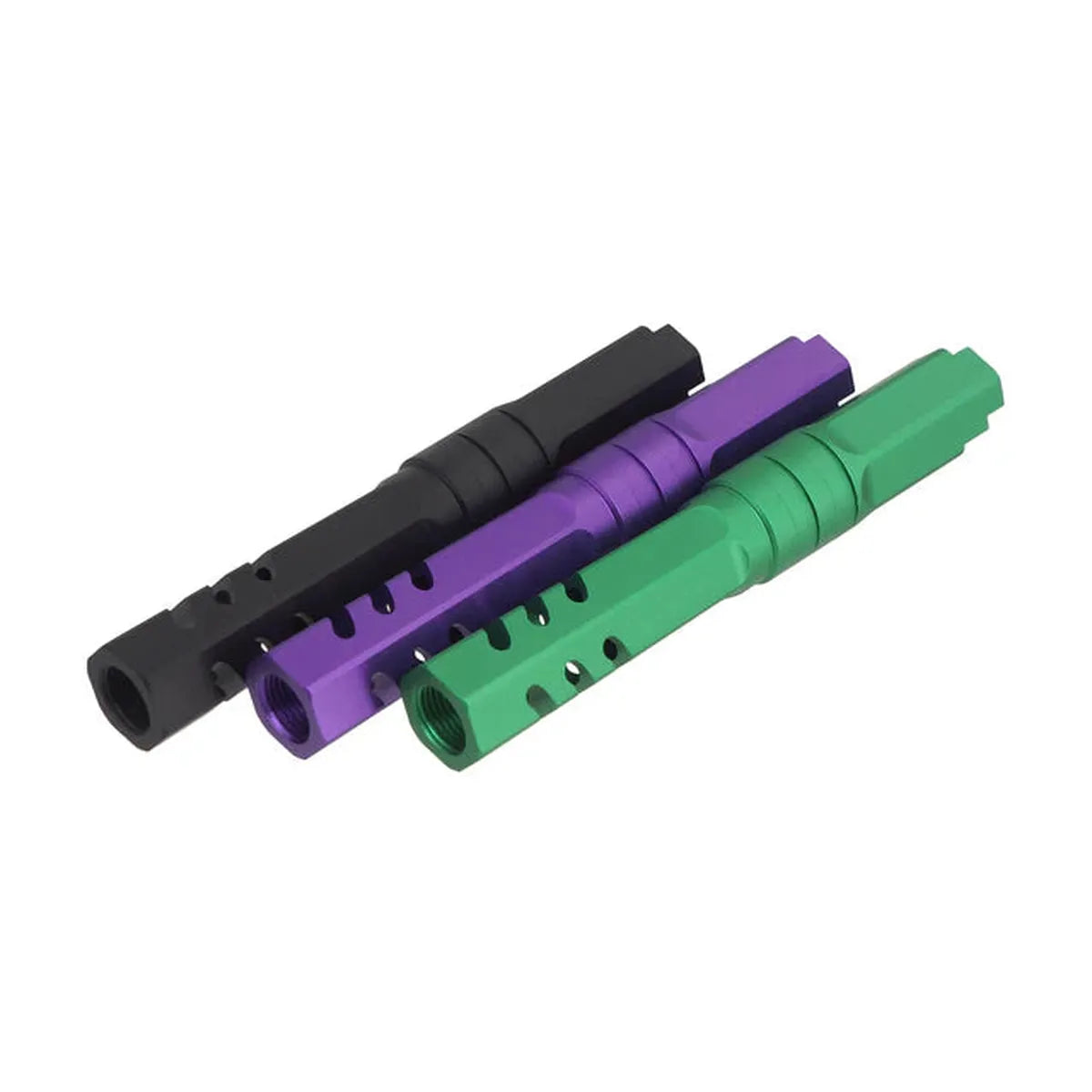 5KU 4.3インチ アルミ スレッドアウターバレル マルイ ハイキャパ4.3用 (5KU-GB-550) - ブラック-AIRSOFT GOGO エアガン・サバゲー用品通販