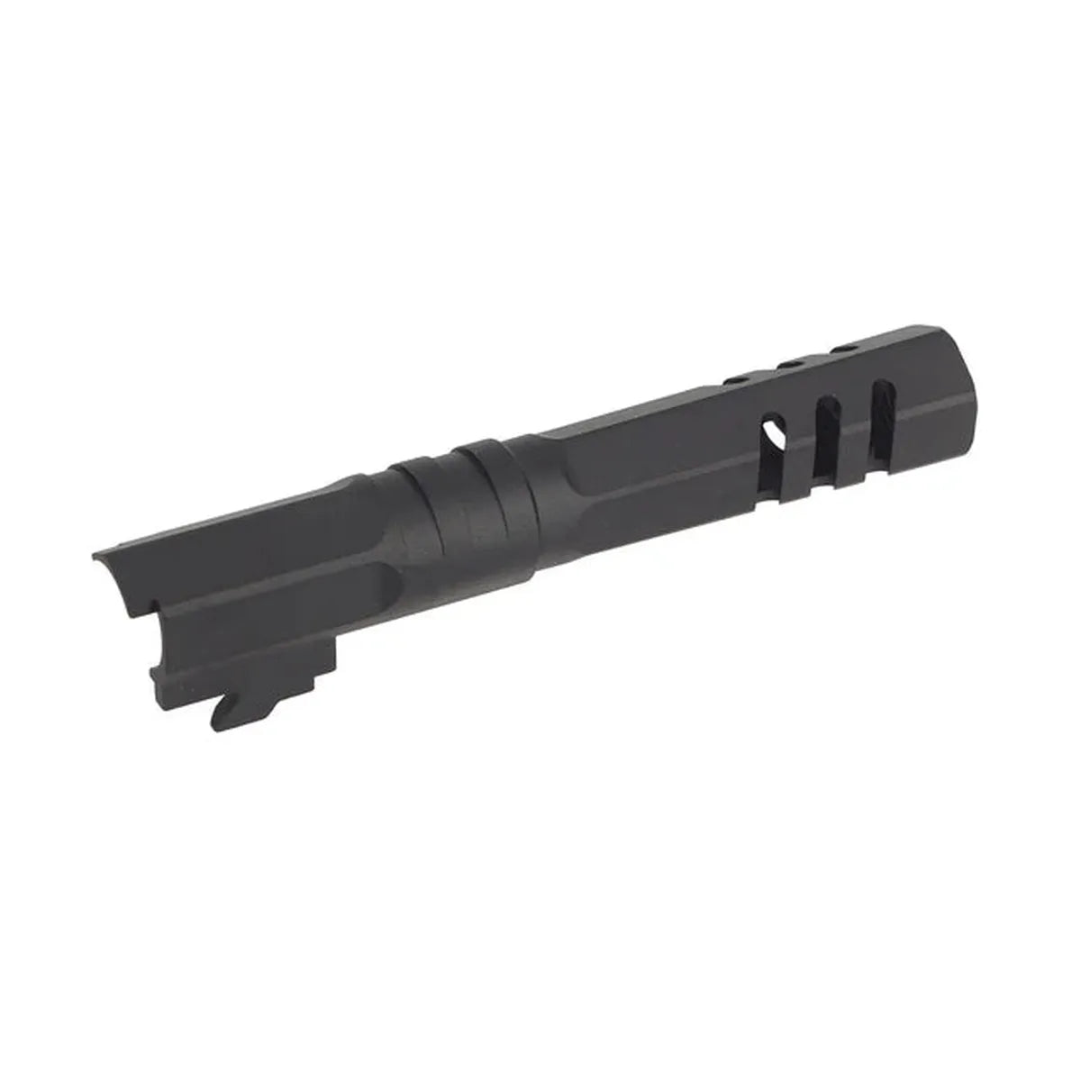 5KU 4.3インチ アルミ スレッドアウターバレル マルイ ハイキャパ4.3用 (5KU-GB-550) - ブラック-AIRSOFT GOGO エアガン・サバゲー用品通販