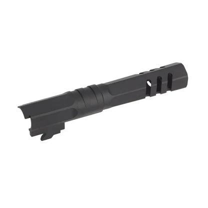 5KU 4.3インチ アルミ スレッドアウターバレル マルイ ハイキャパ4.3用 (5KU-GB-550) - ブラック-AIRSOFT GOGO エアガン・サバゲー用品通販