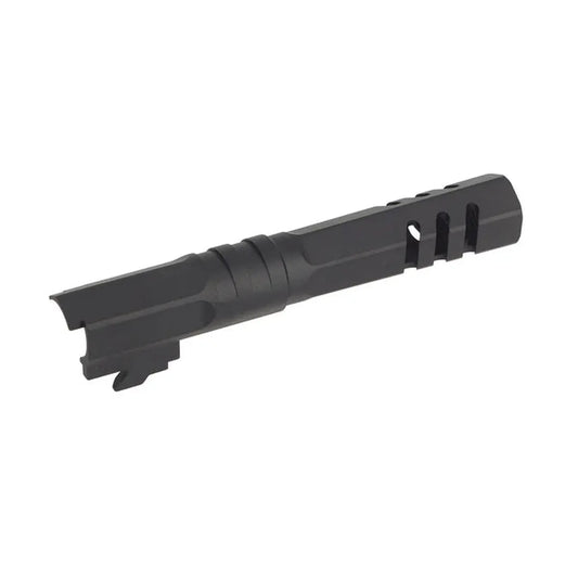 5KU 4.3インチ アルミ スレッドアウターバレル マルイ ハイキャパ4.3用 (5KU-GB-550) - ブラック-AIRSOFT GOGO エアガン・サバゲー用品通販