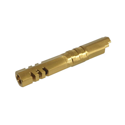 5KU 4.3インチ ステンレス 六角形アウターバレル マルイ ハイキャパ 4.3 GBB エアガン用 (GB-555) - 金(きん)-AIRSOFT GOGO エアガン・サバゲー用品通販